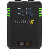 Core SWX NANOX G150 Micro 150Wh Li-Ion Battery (Gold Mount) Bundle with Core SWX GPM-X2A Mini Dual Travel Battery Charger