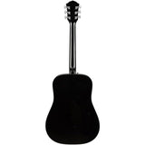 Fender Acoustic Guitar FA-125 Dreadnought Sunburst Bundle with Fender Classic Celluloid Guitar Picks 12-Pack, Fender Logo Guitar Strap 2in Black with White Logo, Fender Flash Guitar Tuner