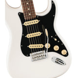 Fender Player II Stratocaster, Rosewood Fingerboard, Polar White Bundle with Fender FE620 Electric Guitar Gig Bag (Black), Fender 12-Pack Picks and Fender 10ft Cable (Straight/Straight)