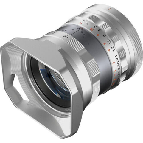 Thypoch Full-frame Photography Lens Simera 35mm f1.4 for  Fujifilm X Mount -- Silver