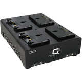 Core SWX Hypercore NEO 9 Mini 98Wh Lithium-Ion Battery (Gold Mount), 4-Pack Bundle with Core SWX Fleet Q Gold Mount Four-Position Charger