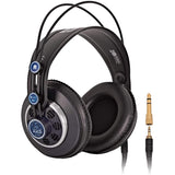AKG K240 MKII Professional Semi-Open Stereo Headphones (Pair) Bundle with Deersync H4 4-Channel Pro Studio Headphone Amplifier