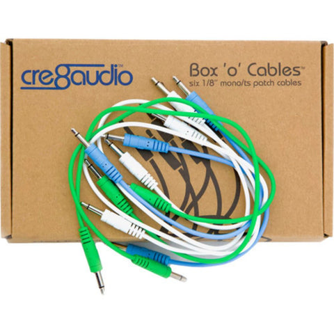 Cre8audio Box 'o' Cables Eurorack Patch Cables (3 Pairs of Different Lengths)