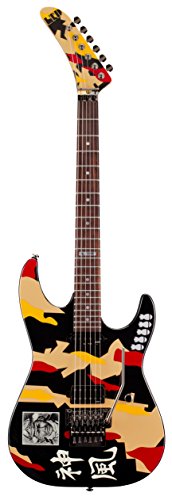 ESP LTD GL200K George Lynch Electric Guitar Kamikaze Graphic