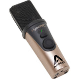 Apogee Electronics HypeMiC USB Cardioid Condenser Microphone with Polsen HPC-A30 Studio Headphones & Mic Boom Scissor Arm Stand Bundle