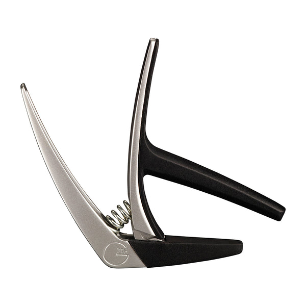 G7th Nashville Spring-Loaded Capo for 6-String Guitar (Silver)