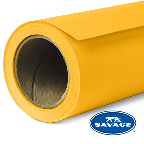 Savage Seamless Background Paper - #71 Deep Yellow (53 in x 18 ft)