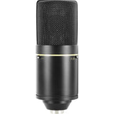 MXL 770 Multipurpose Cardioid Condenser Microphone (Black) Bundle with MXL HX9 Over-Ear Studio Pro Headphone