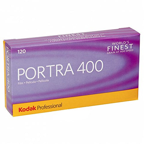 Kodak Portra 400 Professional ISO 400, 120 propack, Color Negative Film (5 Rolls per Pack)