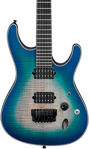 Ibanez S Series Iron Label SIX6FDFM - Blue Space Burst