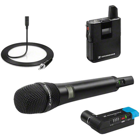 Sennheiser AVX Camera-Mountable Digital Wireless Handheld and Lavalier Set