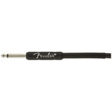 Fender Professional Series Instrument Cable, Straight/Straight, Black, 10ft