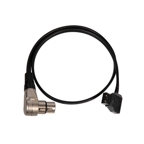 Sescom D-Tap to Right Angle 4-Pin Female XLR Power Cable (2')