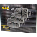 CAD CADLive D38 Supercardioid Dynamic Handheld Microphone (3 Pack)