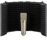 Neumann U 87 Ai Condenser Microphone (Nickel) Bundle with Reflection Filter & Tripod Mic Stand