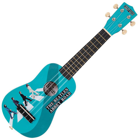 JHS The Beatles Ukulele: ABBEY ROAD DESIGN Nylon Strung Soprano Ukulele