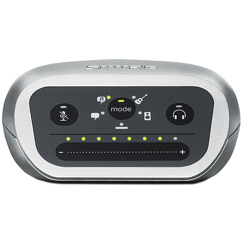 Shure MOTIV MVi Digital Audio Interface for Mac, Windows, iPhone, iPod, and iPad (Silver)