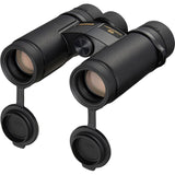 Nikon 8x30 Monarch HG Wide Field of View Binoculars, Black (16575) Bundle with Bino-System Binocular Harness and Nikon Rangefinder Tether