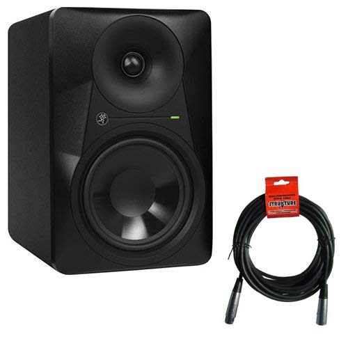 Mackie MR624 - 6.5" 2-Way Powered Studio Monitor (Single) with XLR- XLR Cable