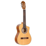 Ortega Guitars Requinto Series 6 String Acoustic Guitar, Right (RQC25)