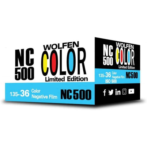 Wolfen NC500 500 ISO 35mm x 36exp.Color Negative Film