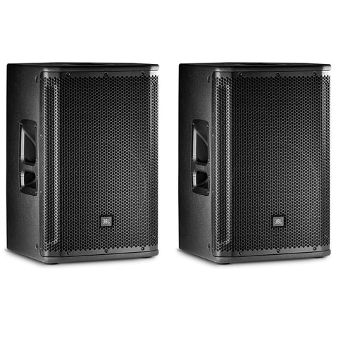 JBL SRX812P 12" Portable Two-Way Bass Reflex Self Powered System Speaker (Pair)