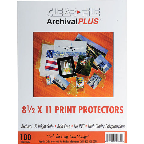 ClearFile Print Protector (8.5 x 11", 100-Pack)