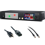 Blackmagic Design ATEM 4 M/E Constellation HD Live Production Switcher (2 RU) Bundle with 6' Standard PC Power Cord and 50' SDI Video Cable - BNC to BNC