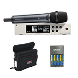 Sennheiser ew 100-835 G4-S Wireless Handheld Microphone System G: (566 to 608 MHz) with GM-1W Wireless Mobile Pack & 4-Hour Rapid Charger (4 Rechargeable Batteries)