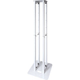 Novopro PS1XXL Adjustable Podium Lighting Stand with White & Black Scrims 7'8" (White)