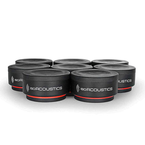 IsoAcoustics ISO-PUCK mini Vibration Isolators for Small Studio Monitors and Speakers (8-pack)