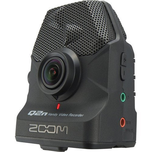 Zoom Q2n Handy Video Recorder with Handheld Video Stabilizer and Cleaning Cloth