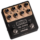 NUX NGS-6 Amp Academy Amp Modeler Guitar Pedal 1024 Samples IR Bundle with Polsen HPC-A30-MK2 Studio Monitor Headphones, Kopul 10' Instrument Cable, and Fender 12-Pack Picks