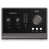 Audient ID14 MKII 2 Channel USB 2 Interface and Monitoring Bundle with Studio Headphones & XLR Cable