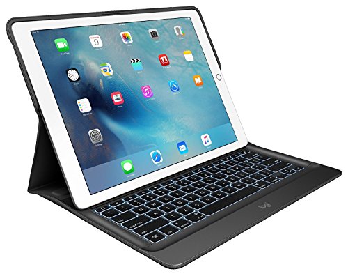 Logitech Create Backlit Keyboard Case with Smart Connector for iPad Pro- Black