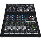 Mackie Mix8 8-Channel Compact Mixer with Gator Cases G-MIXERBAG-1212 Padded Nylon Mixer/Equipment Bag Bundle