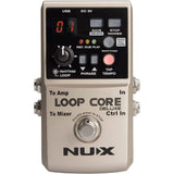 NUX Loop Core Deluxe Guitar Looper Bundle with Polsen HPC-A30-MK2 Studio Monitor Headphones, Kopul 10' Instrument Cable, Patch Cable Right Angle, and Fender 12-Pack Picks