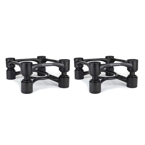 IsoAcoustics Aperta Isolation Speaker Stands, Pair (Black)