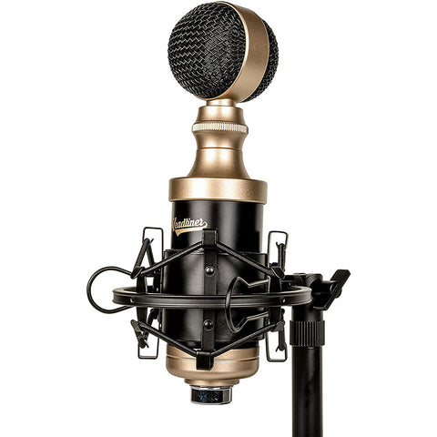 Headliner Los Angeles Starlight USB Condenser Microphone with Desktop Stand and Shock Mount for Mac and PC (HL90515)