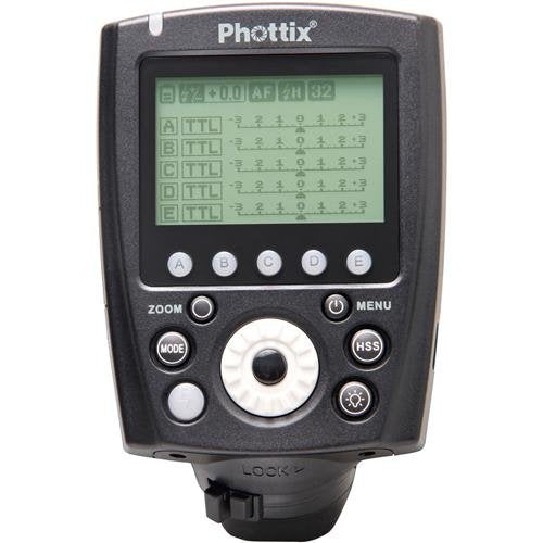 Phottix PH89074 Phottix Odin II TTL Flash Trigger Transmitter for Canon (Black)