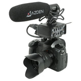 Azden SGM-250CX Short Shotgun Microphone (Shockmount, Phantom Only) Bundle with Azden SWS-CX Furry Windshield Cover