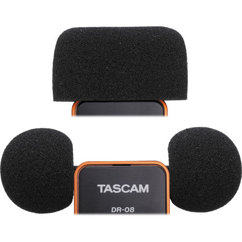 Tascam Foam Windscreens for DR-08 Portable Digital Recorder, 3 Set