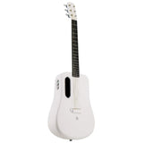 LAVA ME 2 36 inch Carbon Fiber Guitar with effects Acoustic Electric Guitar with Picks Hard Case (Freeboost-White)