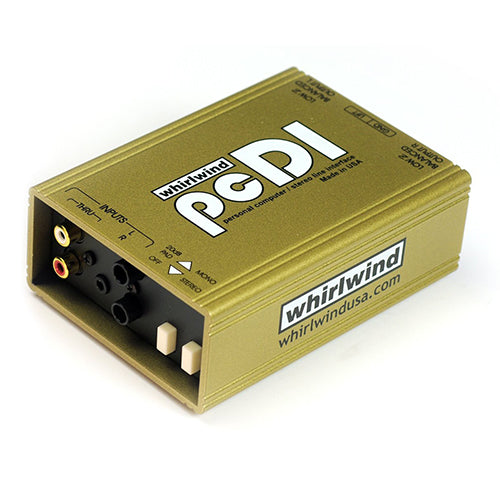 Whirlwind pcDI for Outputs CD Players, Sound Cards, iPod MP3 Players