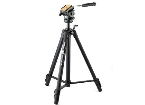 Velbon Videomate 638/F 3-Sec Heavy Duty Geared Tripod & Carrying Case