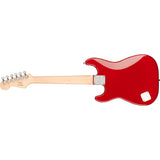 Squier Mini Stratocaster Electric Guitar, Laurel Fingerboard (Dakota Red) Bundle with Fender FT-1 Pro Clip-ON Tuner, 10ft Cable (Straight/Straight), Guitar 12-Pack Picks, and 2" Guitar Straps