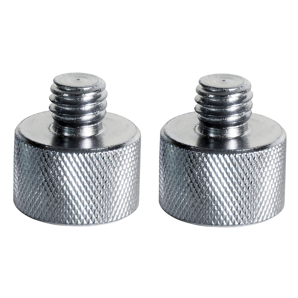 On-Stage MA100 3/8" Male to 5/8" Female Screw Adapter (2-Pieces)