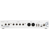 Arturia MiniFuse 4 Portable 4x4 USB Audio/MIDI Interface (White) Bundle with Polsen HPC-A30-MK2 Studio Monitor Headphones and 20" XLR-XLR Cable