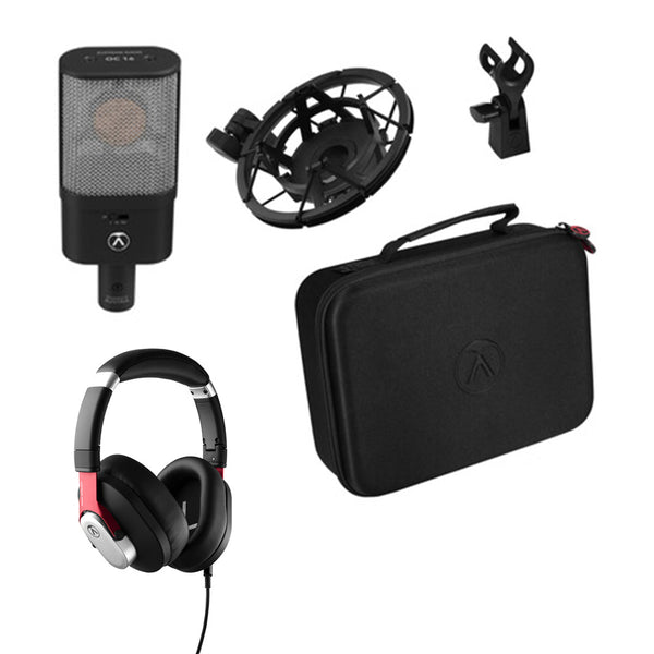 Austrian Audio OC16 Large-Diaphragm Cardioid Condenser Microphone Bundle with Austrian Audio Hi-X15 Professional Closed-Back Over-Ear Headphones