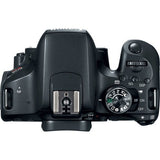 Canon EOS Rebel T7i DSLR Camera (Body Only) with Vello BG-C15 Battery Grip for Canon Rebel and Journey 34 DSLR Shoulder Bag (Black)